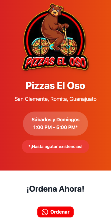 Screenshot of Portfolio site https://pizzaseloso.techylimon.com